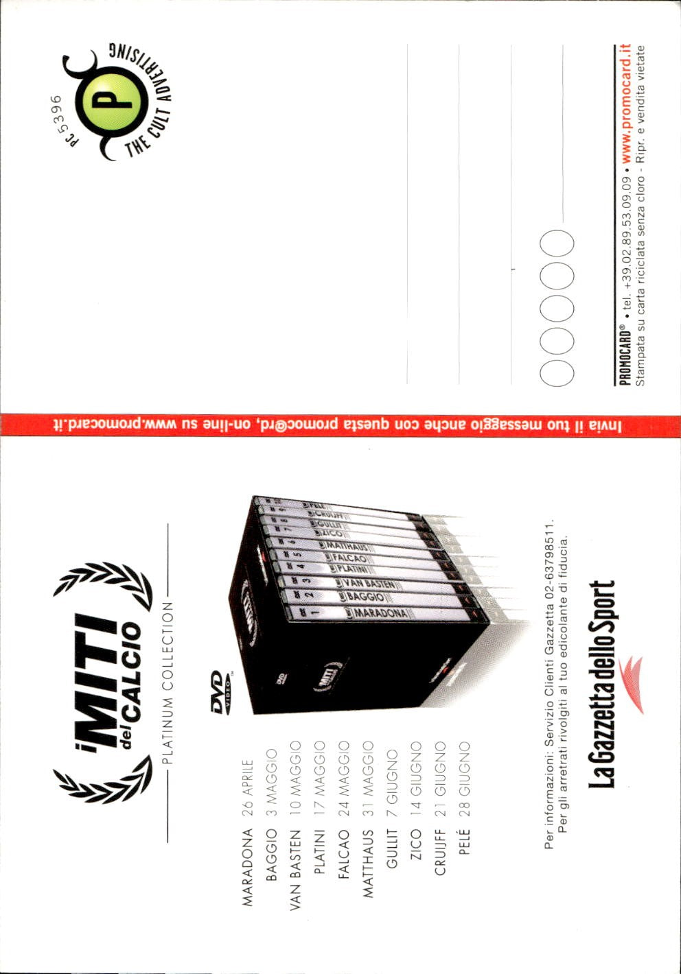 cartolina calciatori Cruijff