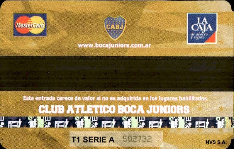 biglietto stadio BOCA JRS VS COBRELOA 502732