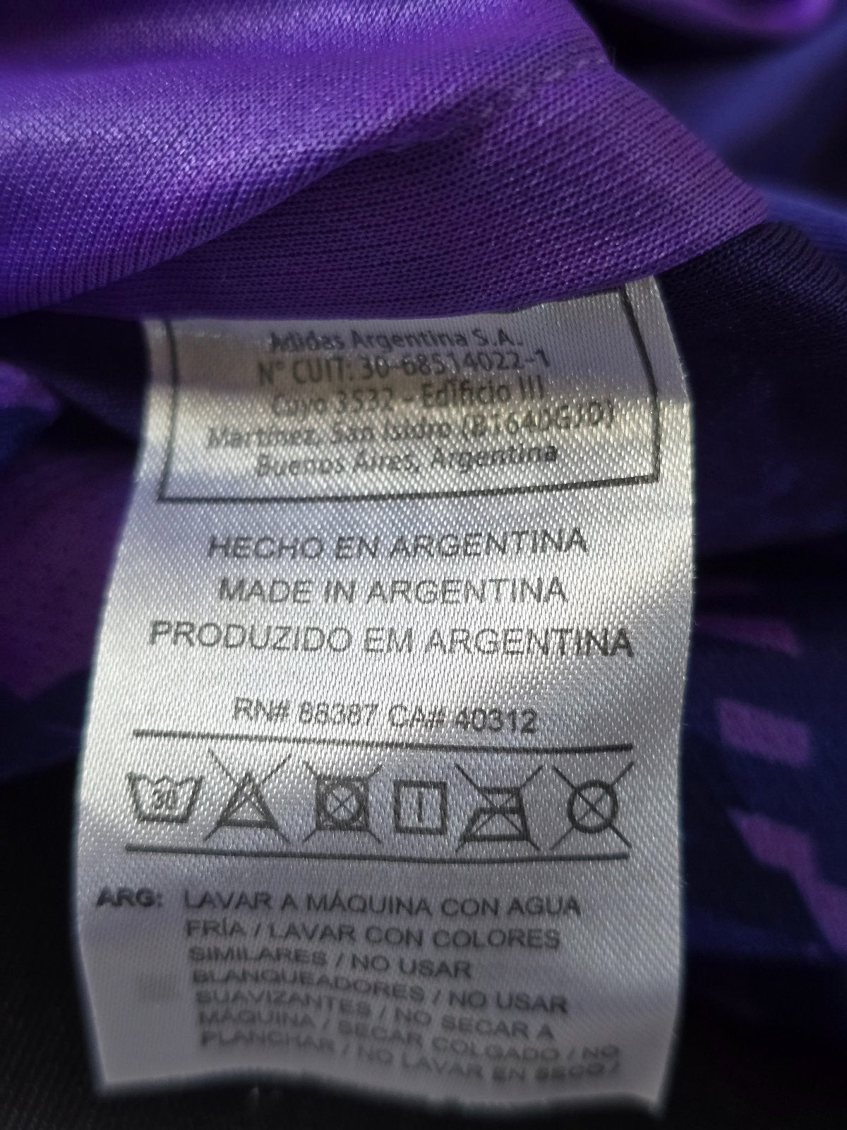 Calcio tshirt camiseta Adidas ARGENTINA Otamendi nr 19 tg M (m6)