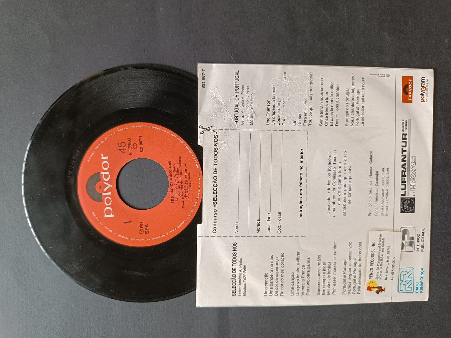 Vinile 45 giri SELECCAO DE TODOS NOS PORTO