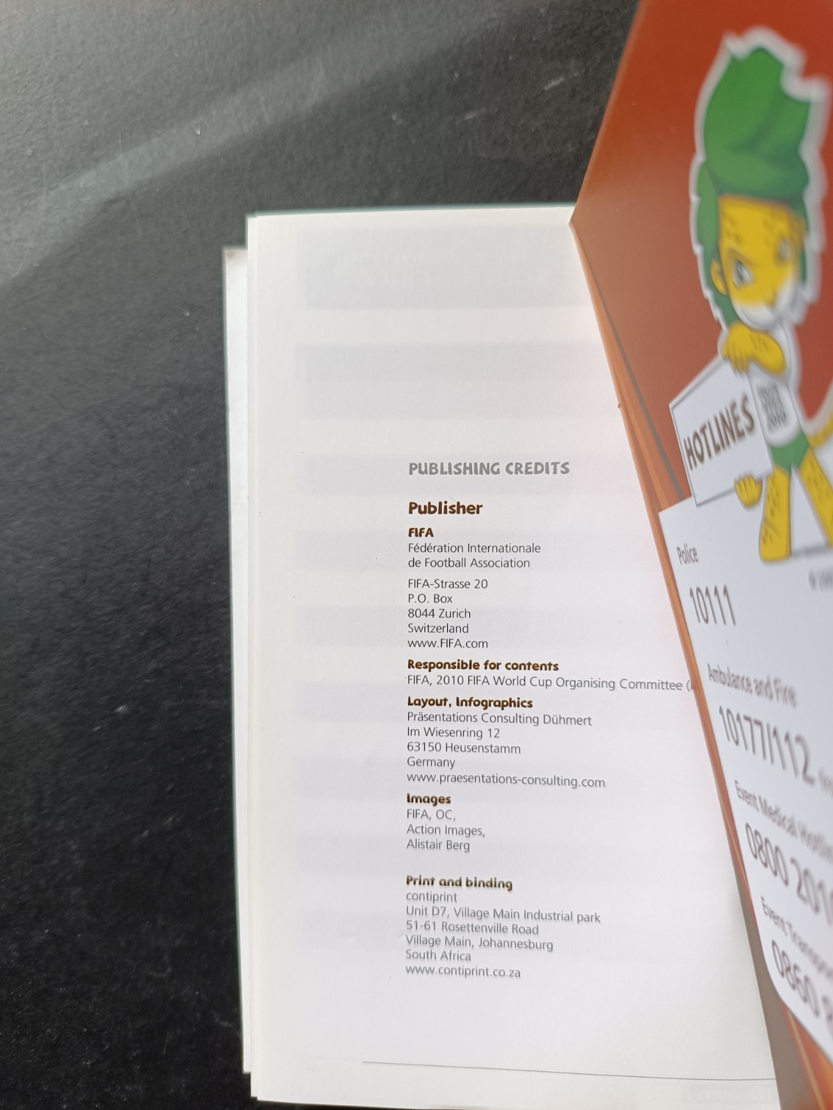 Libro FIFA WORLD CUP SOUTH AFRICA 2010 EVENT GUIDE