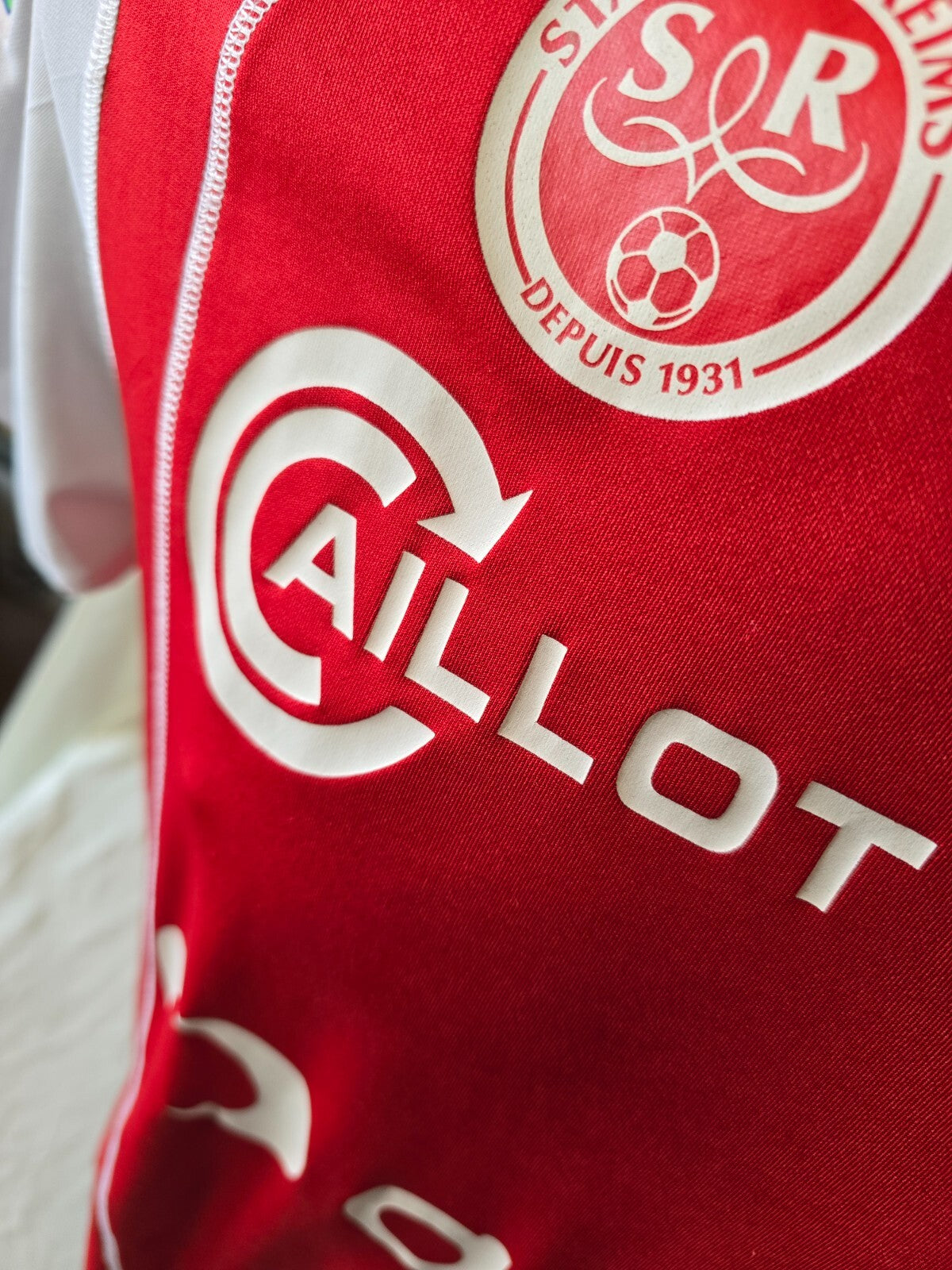 Maglia match worn Lotto Stade Reims 2006/07 Carl Tourenne 6 tg xl
