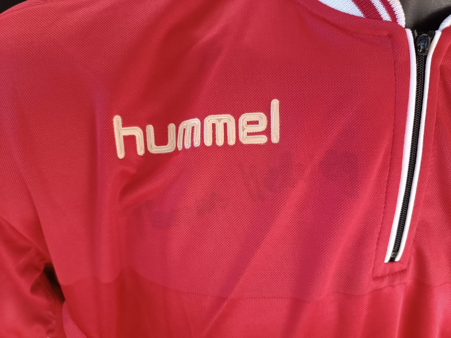 Maglia Football Nazionale danese Thomas Helveg autograph front and back original