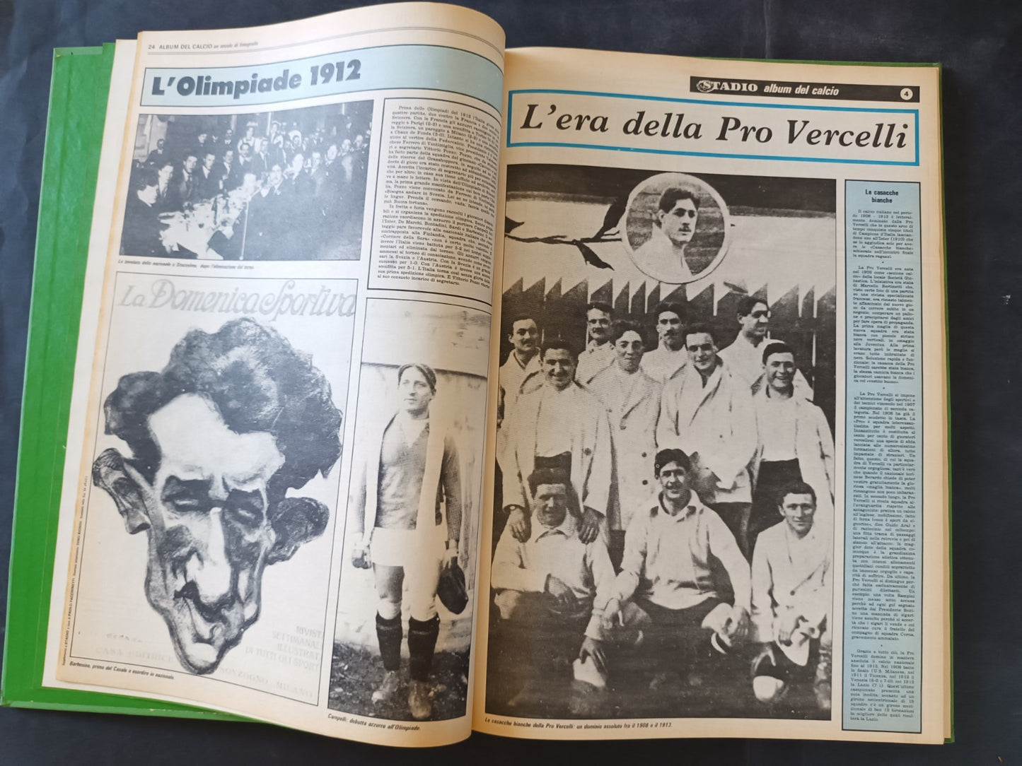 Album del calcio Un secolo di fotografie