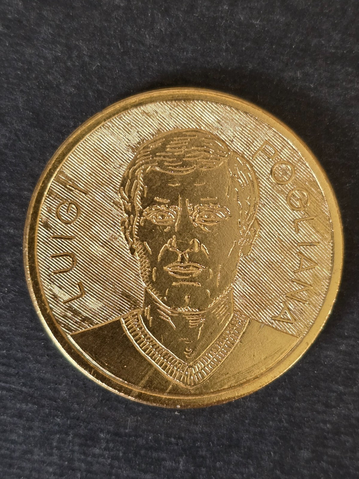 MEDALCALCIO 1971/72 medaglia moneta ssc Napoli Luigi Pogliana ed CORNO