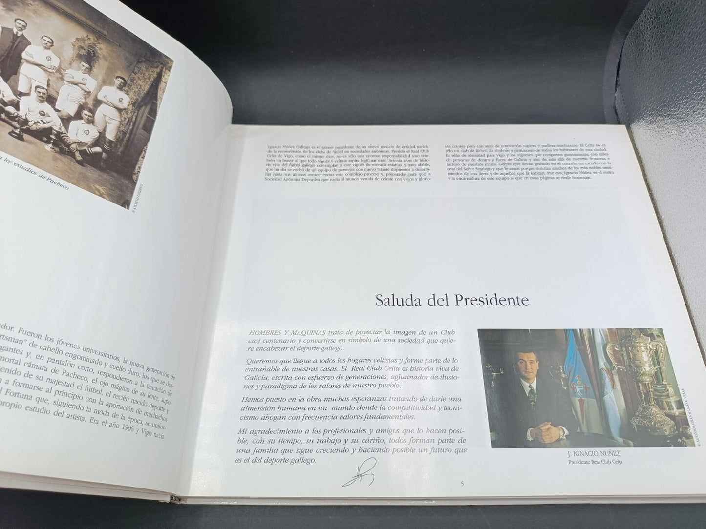 Libro Hombres y Maquinas Celta Vigo 1992
