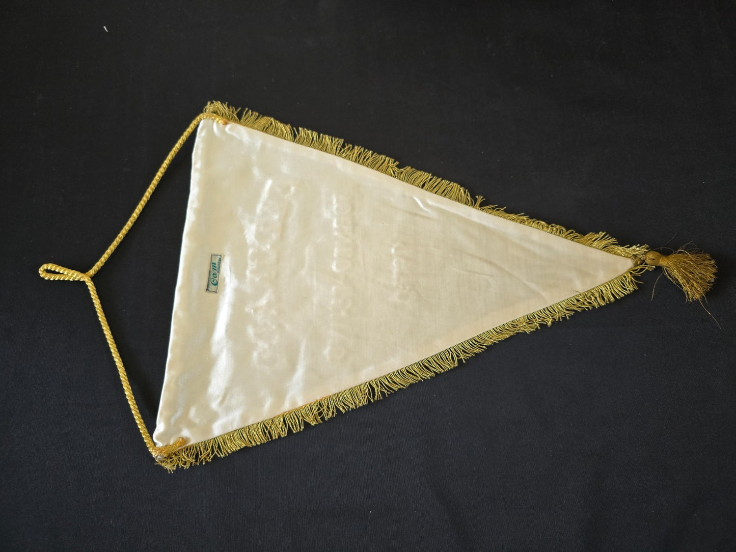 Gagliardetto Pennant RICAMATO ELDORADO BASKET BOLOGNA TORNEO 1970 originale