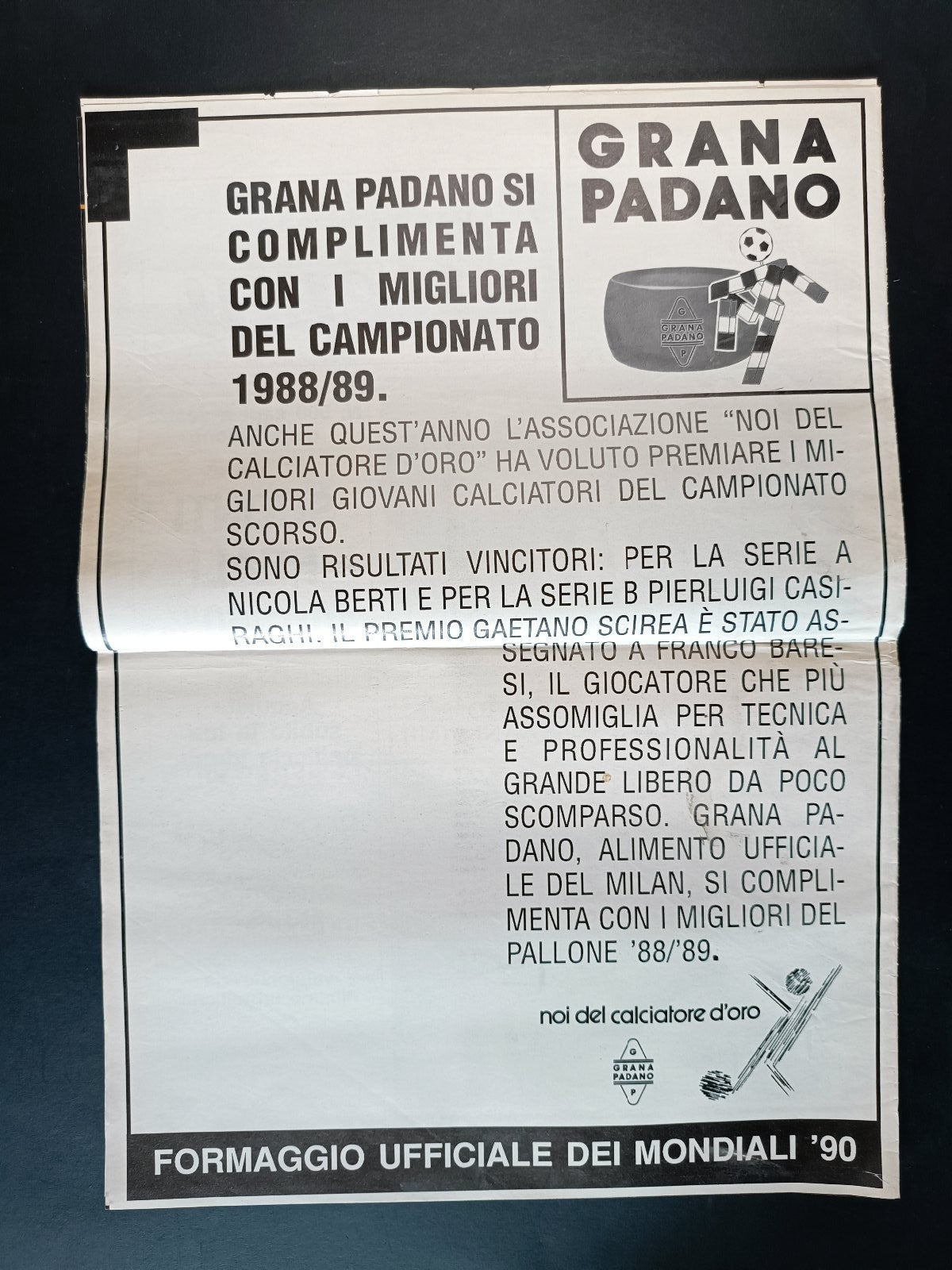 rivista SANSIRO calcio n 9 - 1989 - Programma Milan Juve
