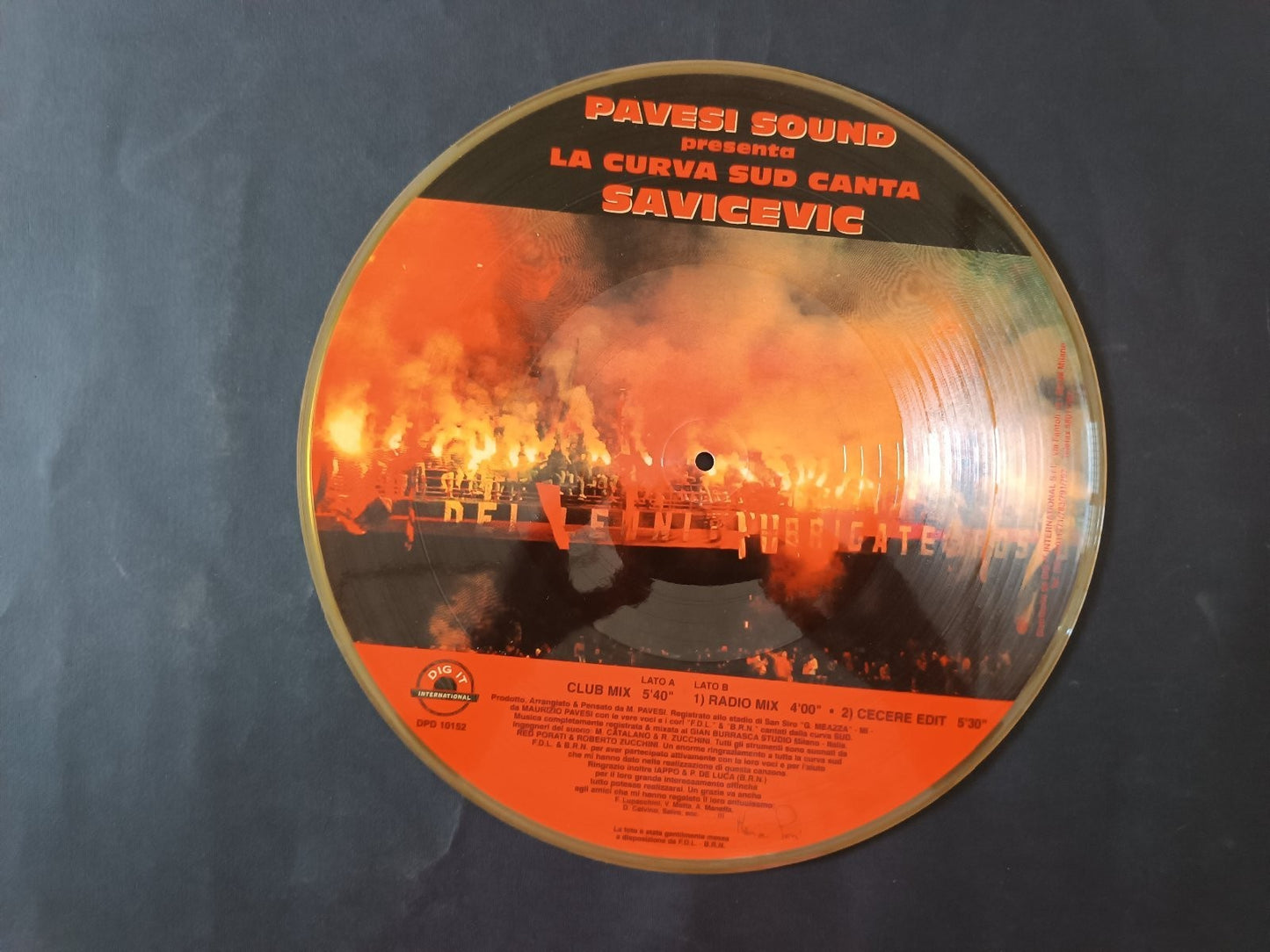 Disco Pavesi Sound presenta La Curva Sud canta Savicevic