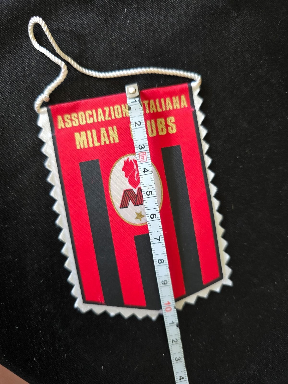 A.C. Milan 1899 mini gagliardetto anni 60/70 2