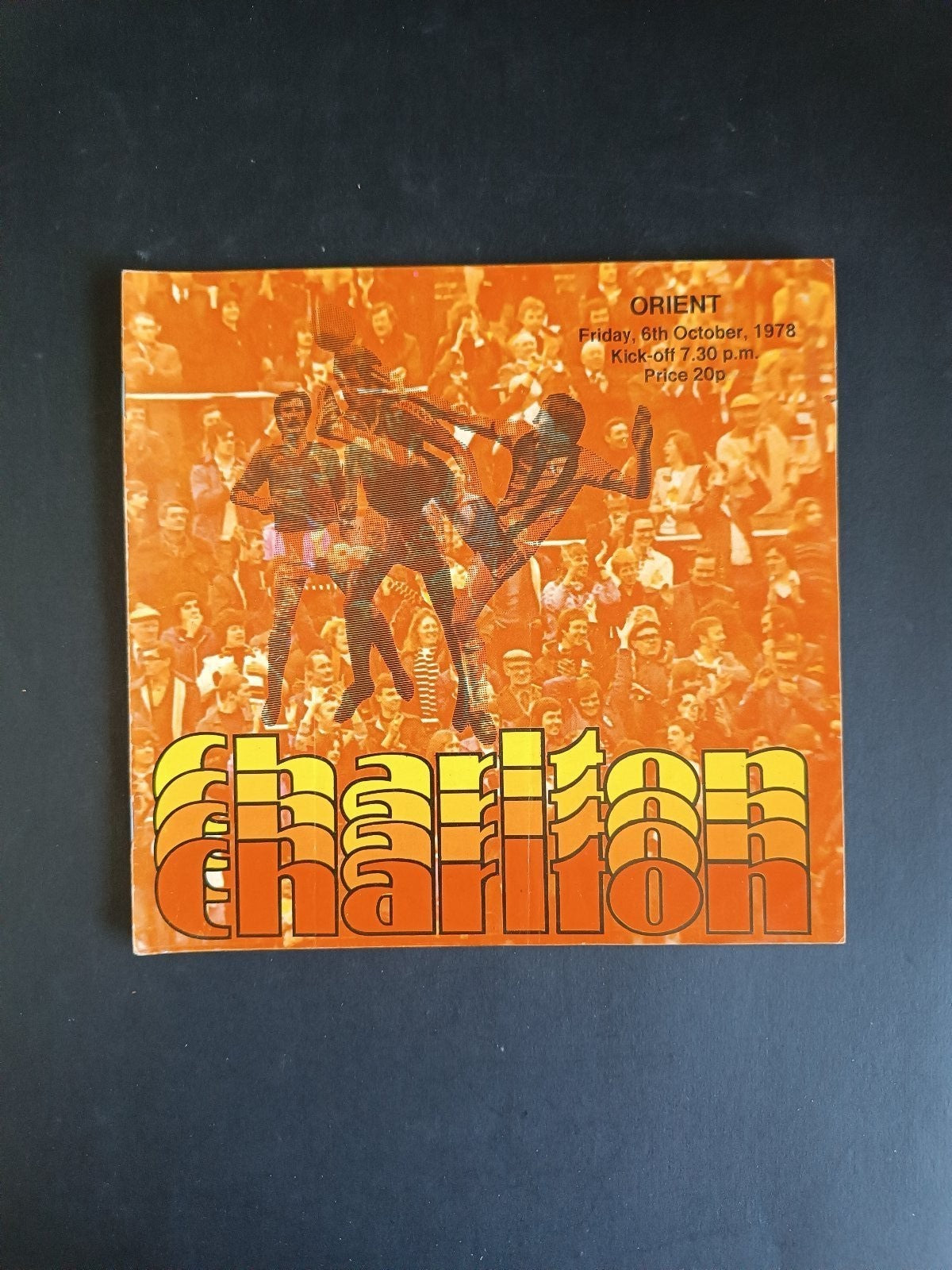 programma calcio Charlton Athletic vs Orient 1978