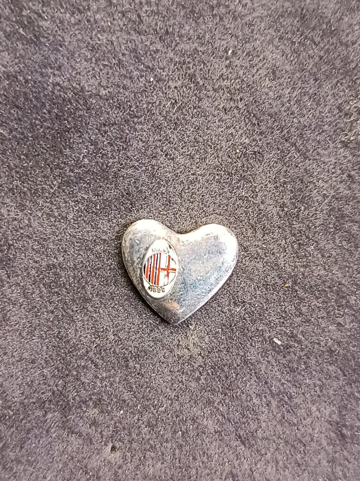 Old Pins Pin Badge Spilla A.C.Milan cuore senza piedino 228