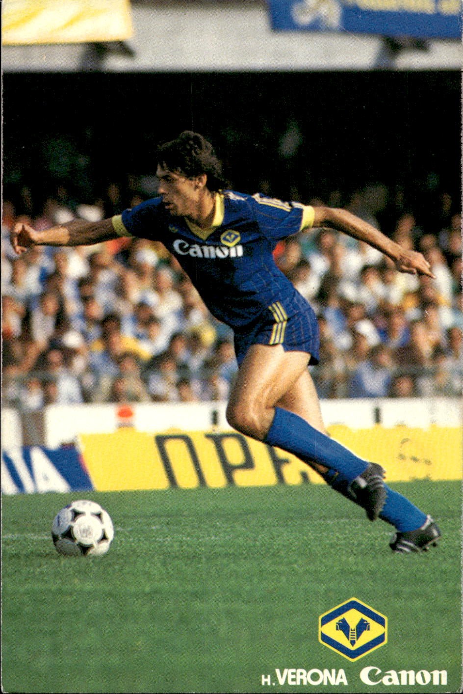 cartolina postcard Calcio Verona 1984/85 Antonio Di Gennaro