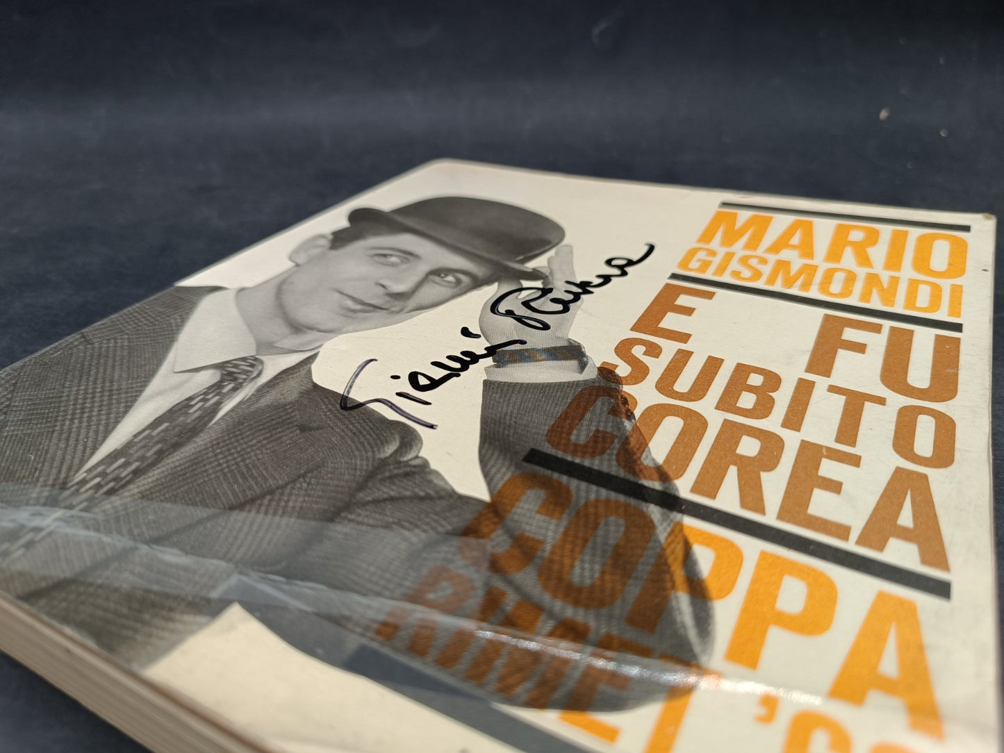 Libro E fu subito Corea Coppa Rimet 1966 autografo Gianni Rivera