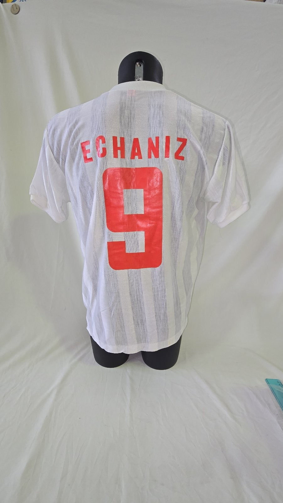 Maglia Camiseta Calcio ZARCO Mexico 9 Gustavo Echaniz TG 40 (O) Match Worn