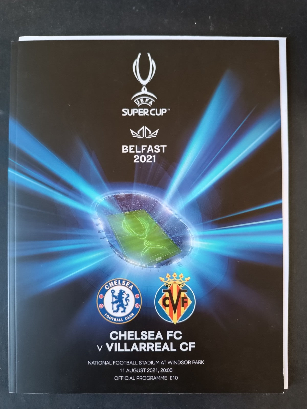 Programma ufficiale Uefa Super Cup Chelsea Villareal 2021