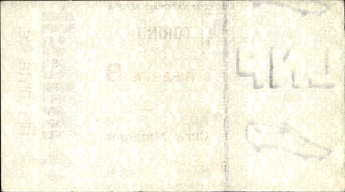 biglietto Ticket Stadio Lega Nazionale Torino 1988/89