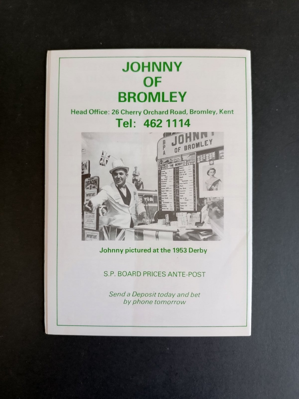 programma calcio Bromley FC season 87/88