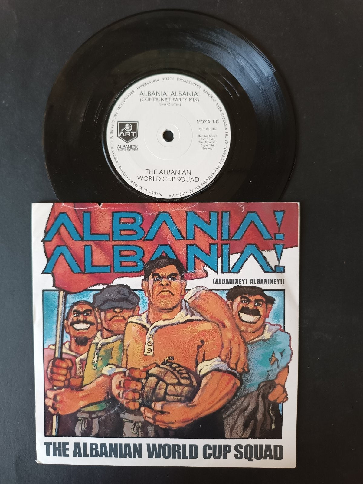 Vinile 45 giri ALBANIA! ALBANIA! The Albanian World Cup Squad