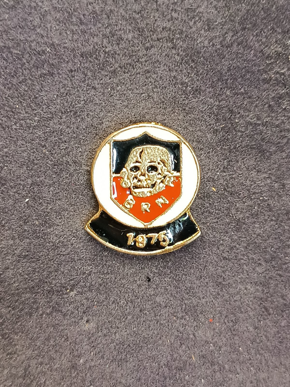 Old Pins Pin Badge Spilla A.C.Milan Brigate Rossonere 1975 no fermapiedino 374
