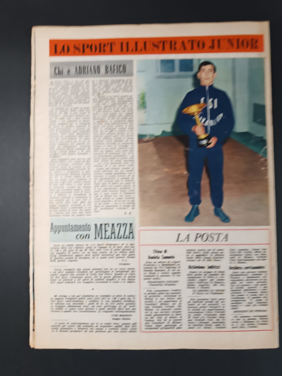 Rivista LO SPORT ILLUSTRATO numero 17 anno 1963 Inter/Jair/Mazzola