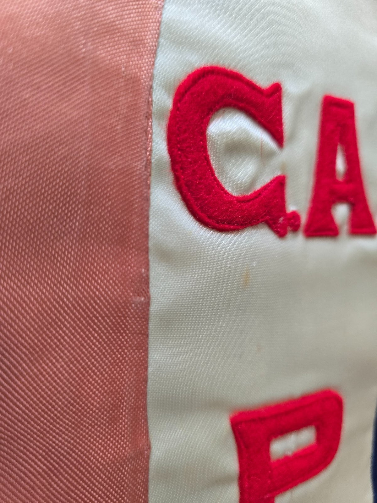 old Gagliardetto pennant sudamericano C.A. PIRANA