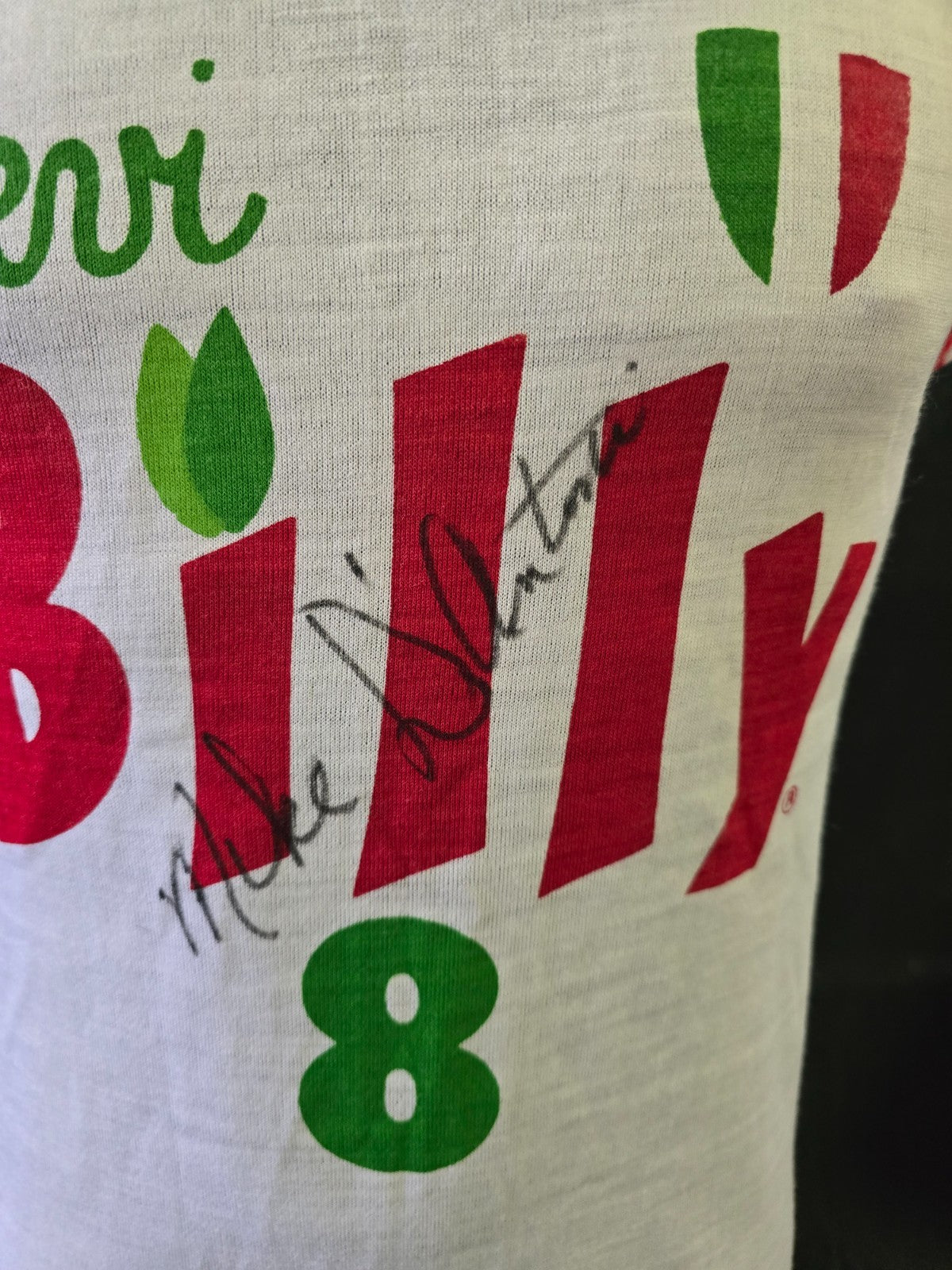 Canotta BILLY Olimpia Basket Milano nr 8 autografata in originale Mike D'Antoni