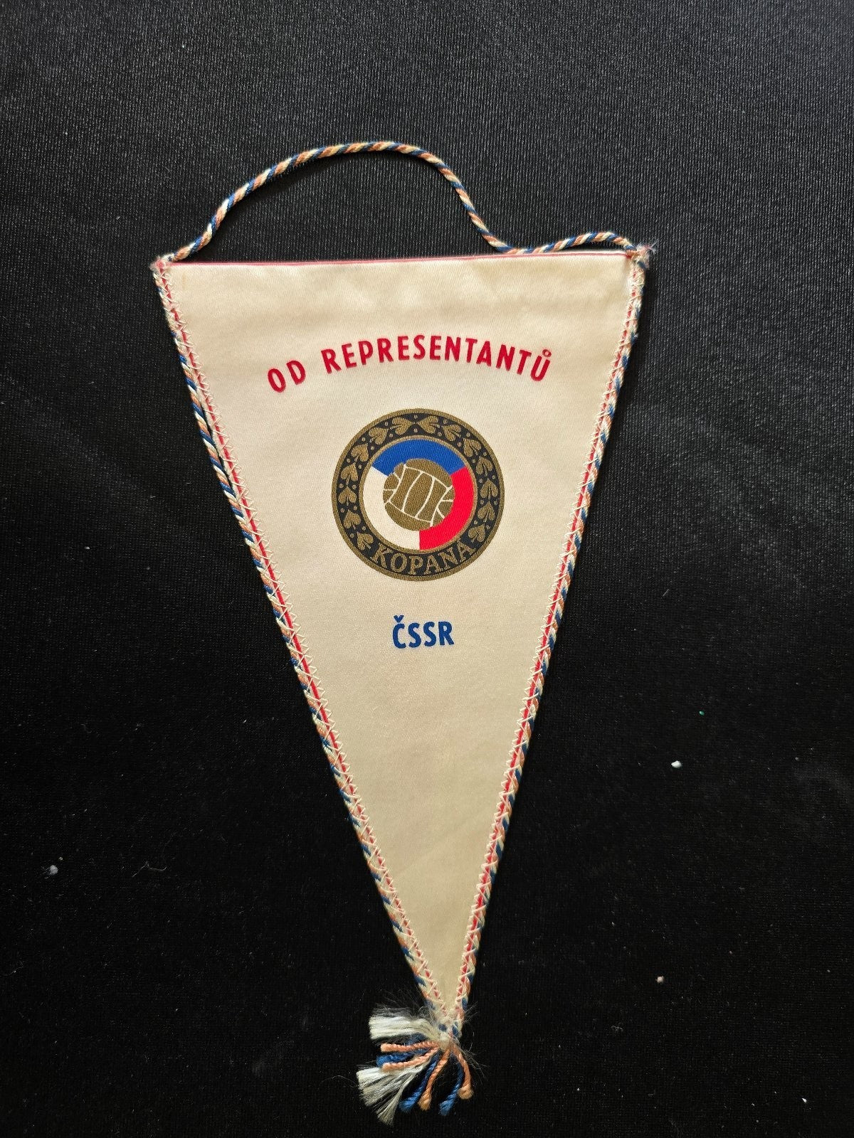 old Gagliardetto Pennant CSSR ?eskoslovensk� socialistick� republika