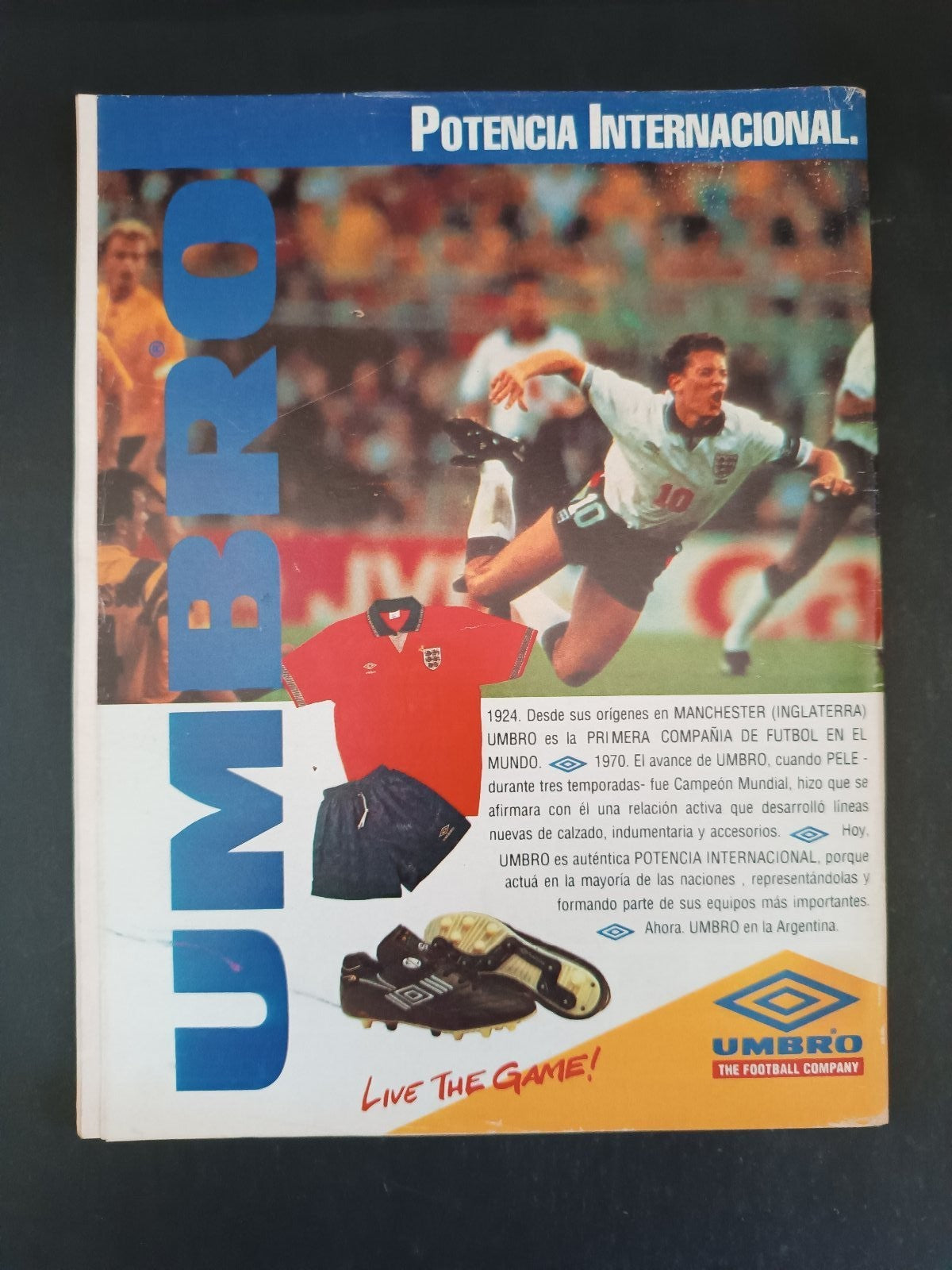 Rivista EL GRAFICO numero 3855 anno 1993 - Argentina (con poster Batistuta)
