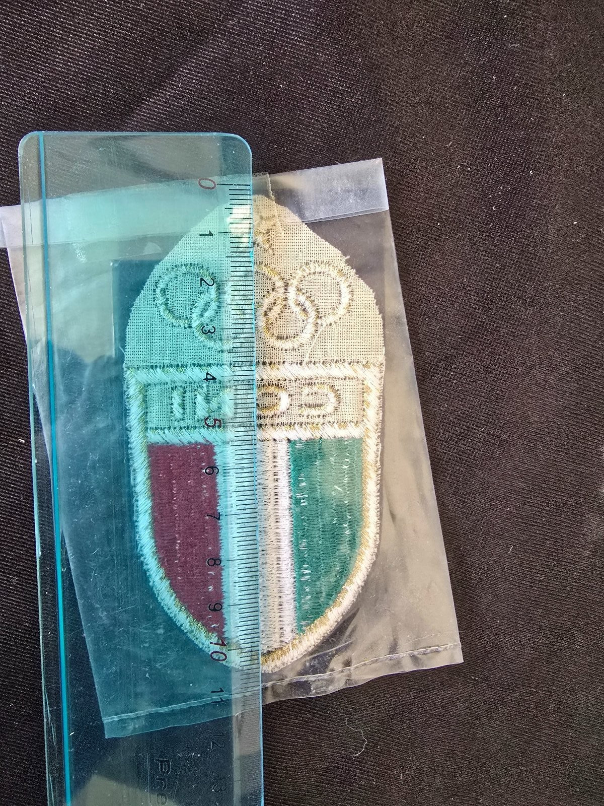 Toppa Ricamata Patch Originale CONI Nazionale Basket Olimpiadi anni 70 imbustata