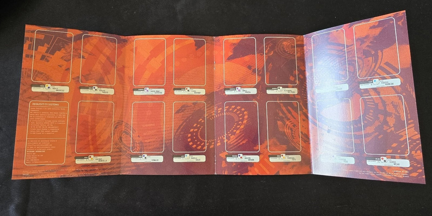 Raccoglitore Play Cards 2000 panini Calciatori vuoto