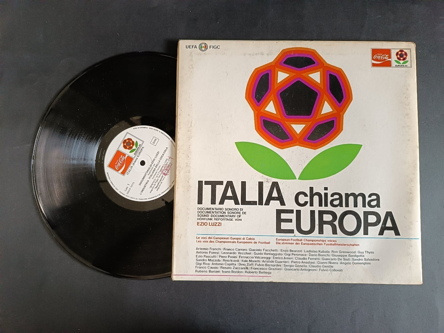 33 vinile Ezio Luzzi - Italia Chiama Europa