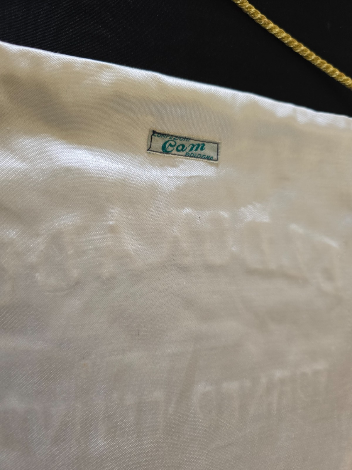 Gagliardetto Pennant RICAMATO ELDORADO BASKET BOLOGNA TORNEO 1970 originale