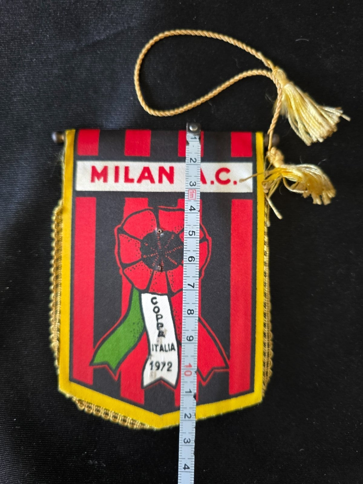 A.C. Milan 1899 mini gagliardetto anni 60/70 6