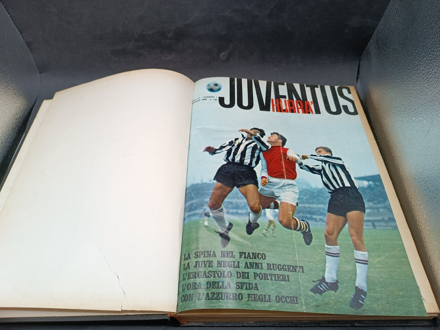 Annata rilegata rivista Hurra Juventus anno 1968
