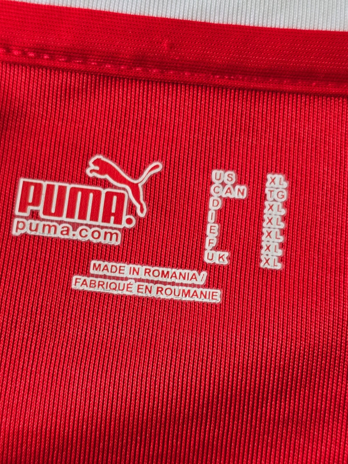 Maglia Puma match worn Nazionale Svizzera euro 2008 nr 7 tg xl