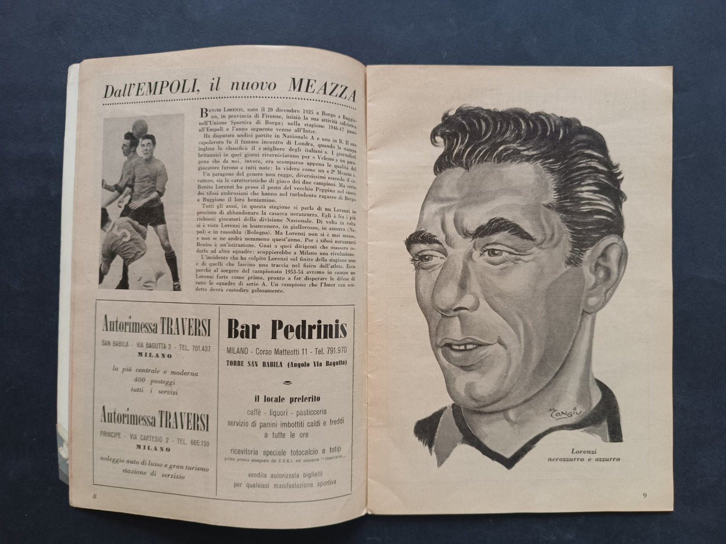 Rivista Inter Campione d'Italia 1953