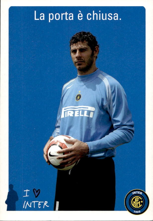 Cartolina calcio calciatore Inter Jos� Marcelo Ferreira con autografo stampato