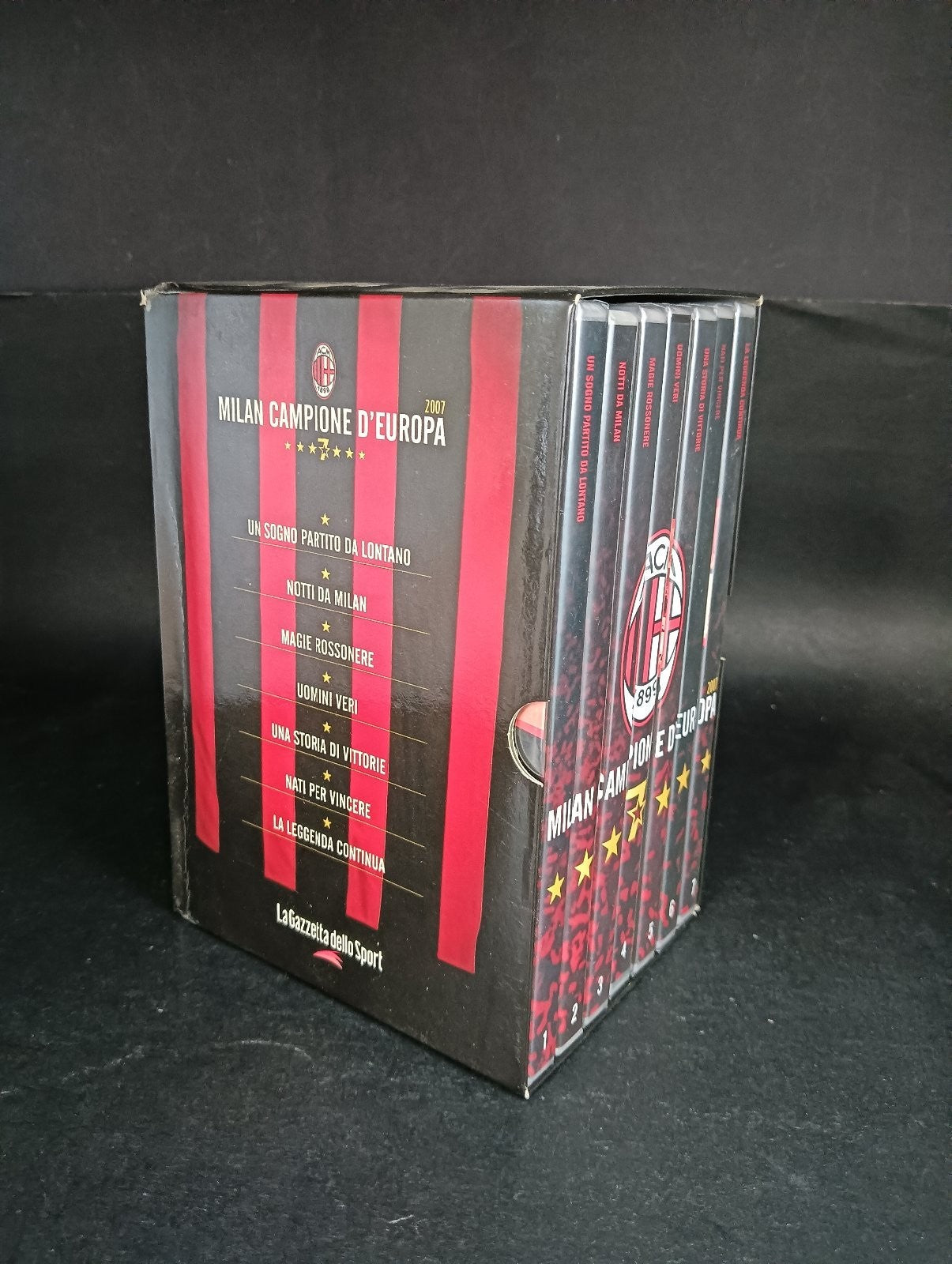 DVD BOX MILAN CAMPIONE D'EUROPA 2007 a Gazzetta dello Sport