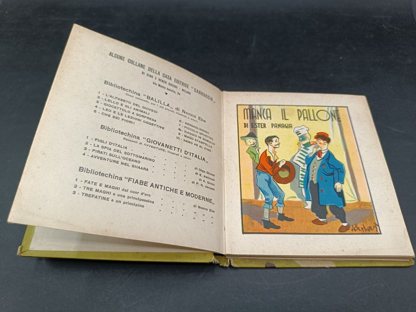 libro illustrato Manca il pallone di Ester Panagia Carroccio Milano