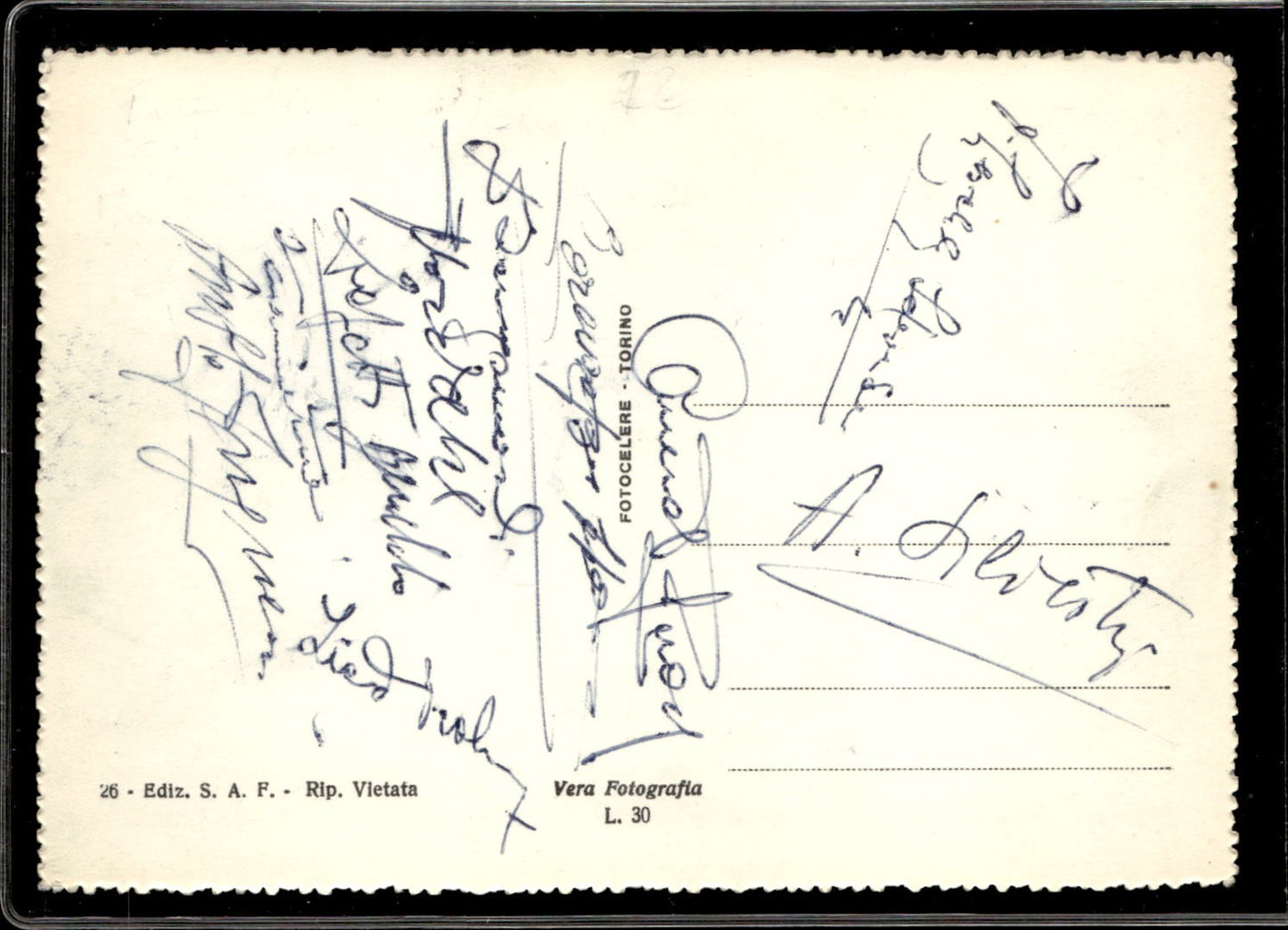 cartolina postcard calcio Torino Stadio Comunale #26