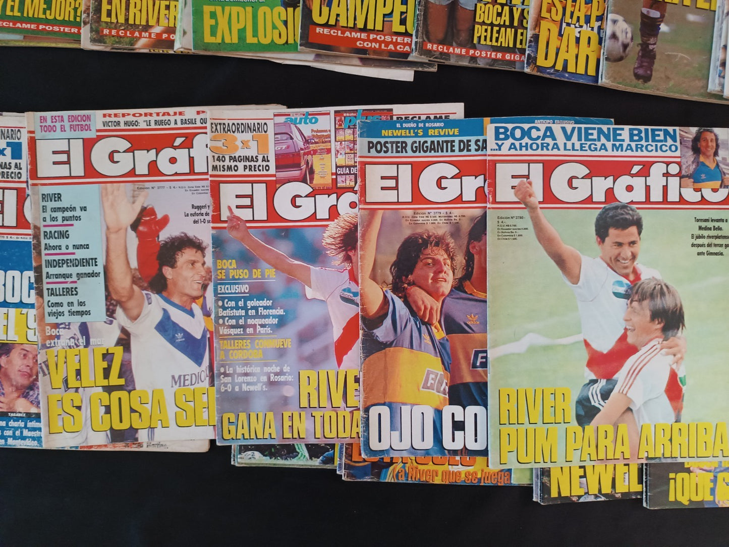 52 riviste annata 1992 El Grafico Boca Junior, River Plate, Maradona