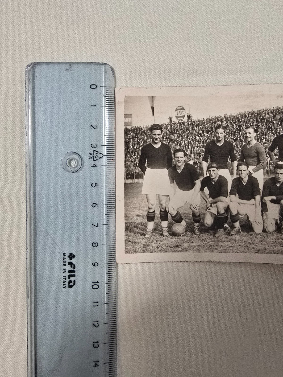 F.C. TORINO foto originale Ottolenghi formazione 1930/31 cartolina viaggiata