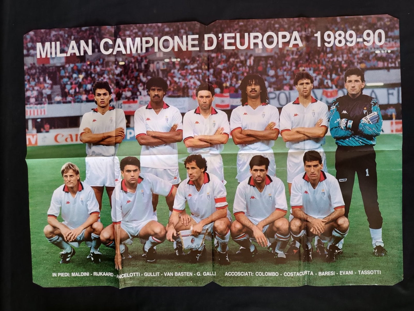 poster MILAN Campione d'Europa 1989-90 (100x70 cm)