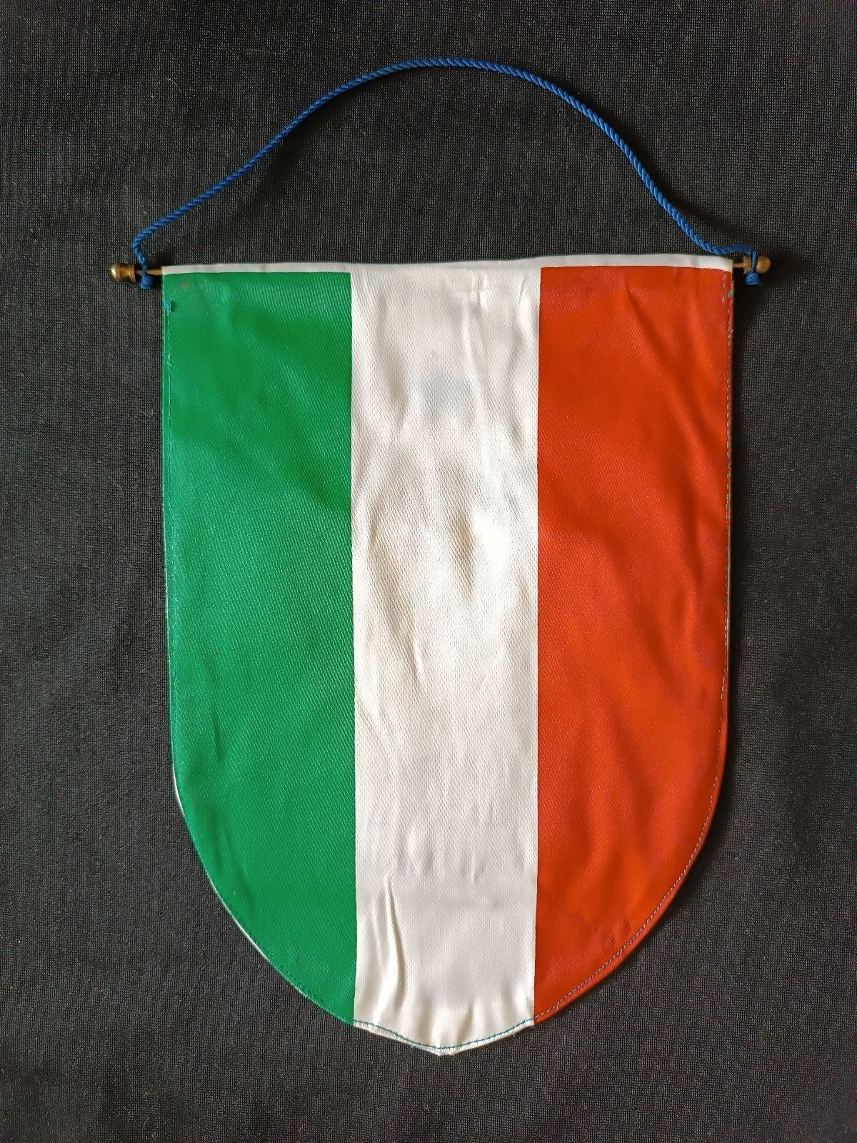 Gagliardetto Pennant Comitato Olimpico Nazionale Italiano Olimpiadi Vintage