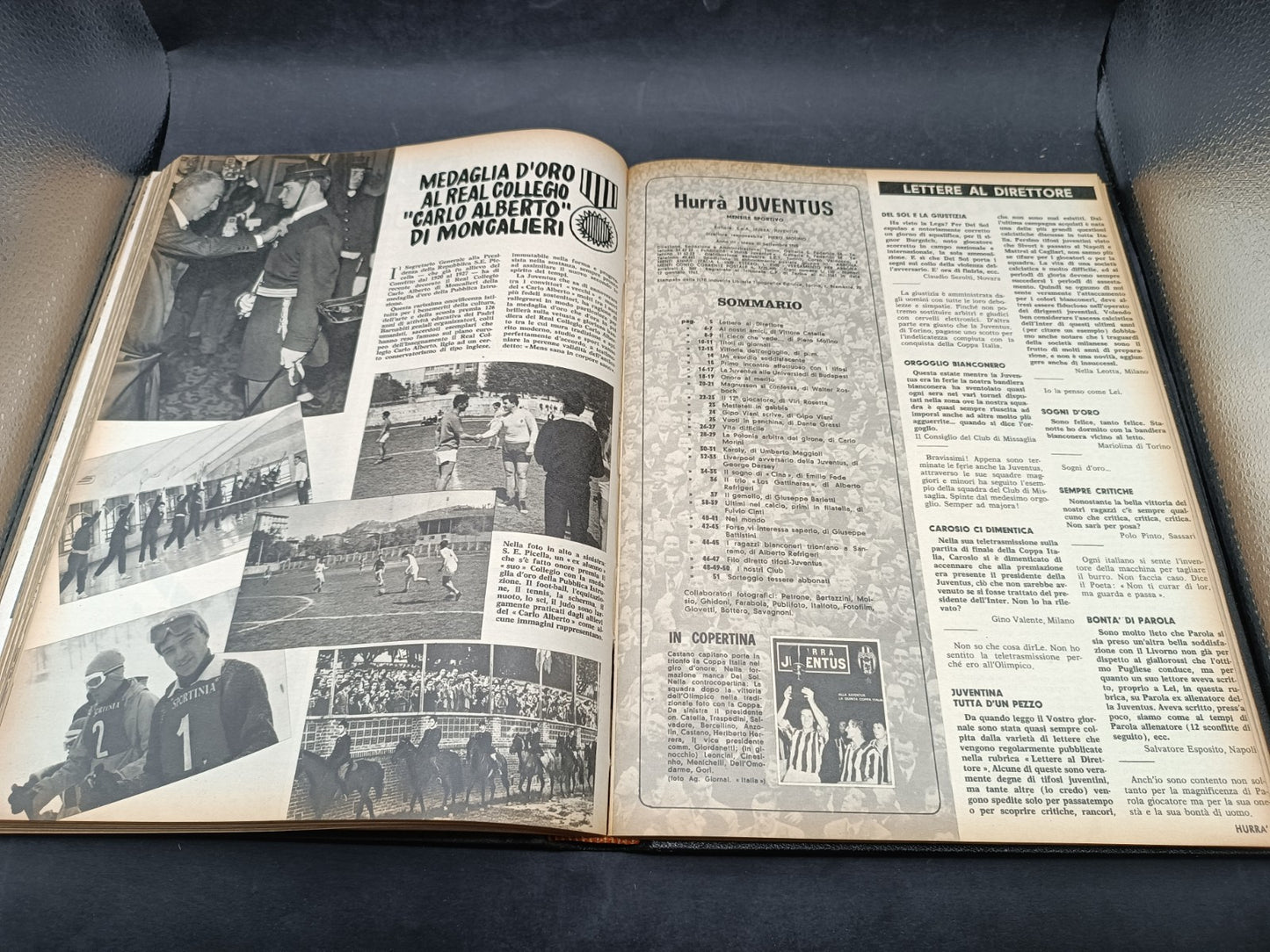 Annata rilegata rivista Hurra Juventus anno 1965