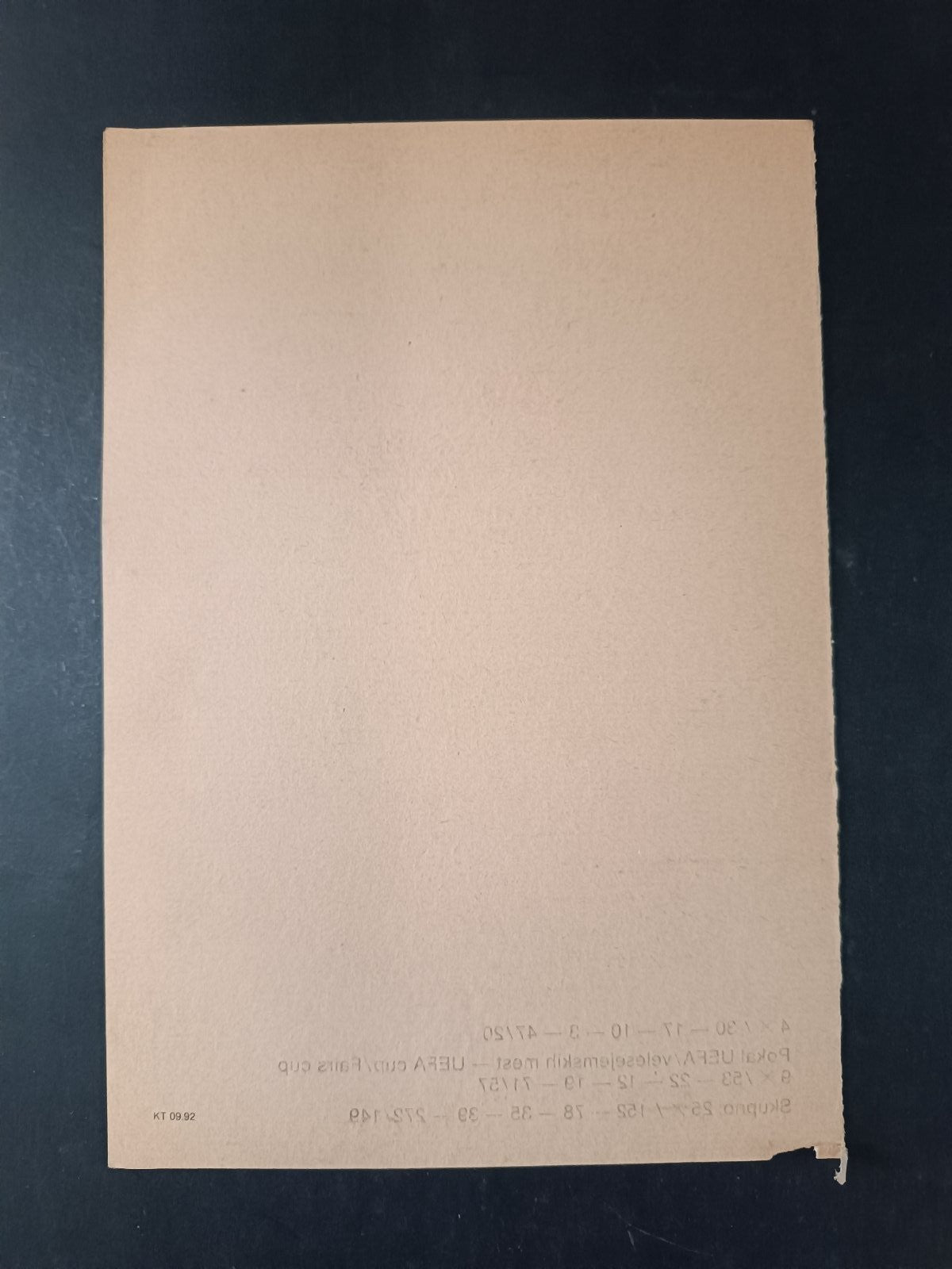 programma UEFA OLIMPIJA MILAN 30 settembre 1993