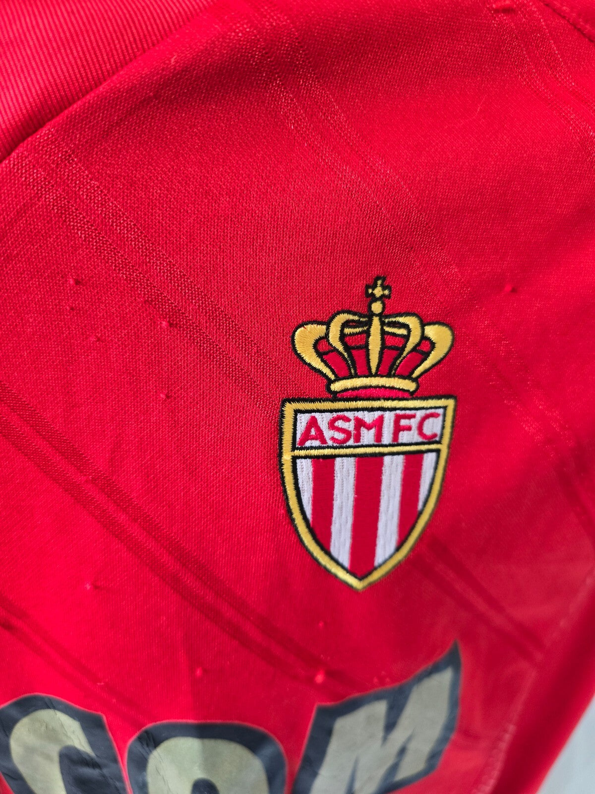 maglia calcio Match Worn Monaco Puma Fedcom 2009/10 Alejandro Alonso 8 tg XL