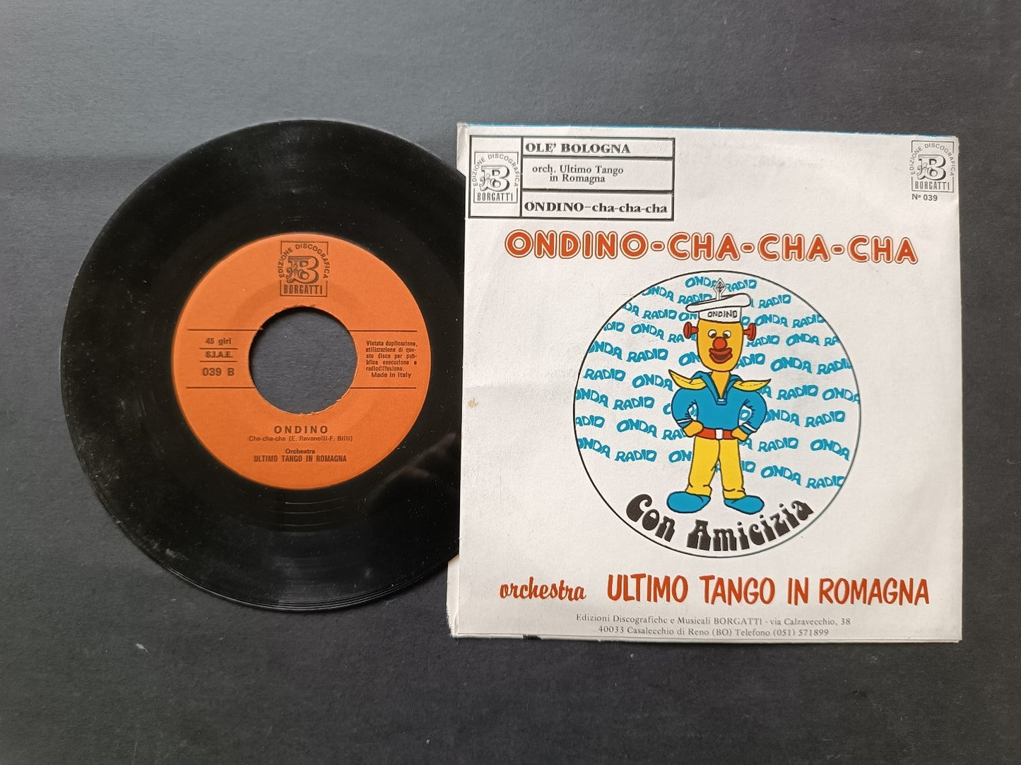 Vinile 45 giri OLE' BOLOGNA