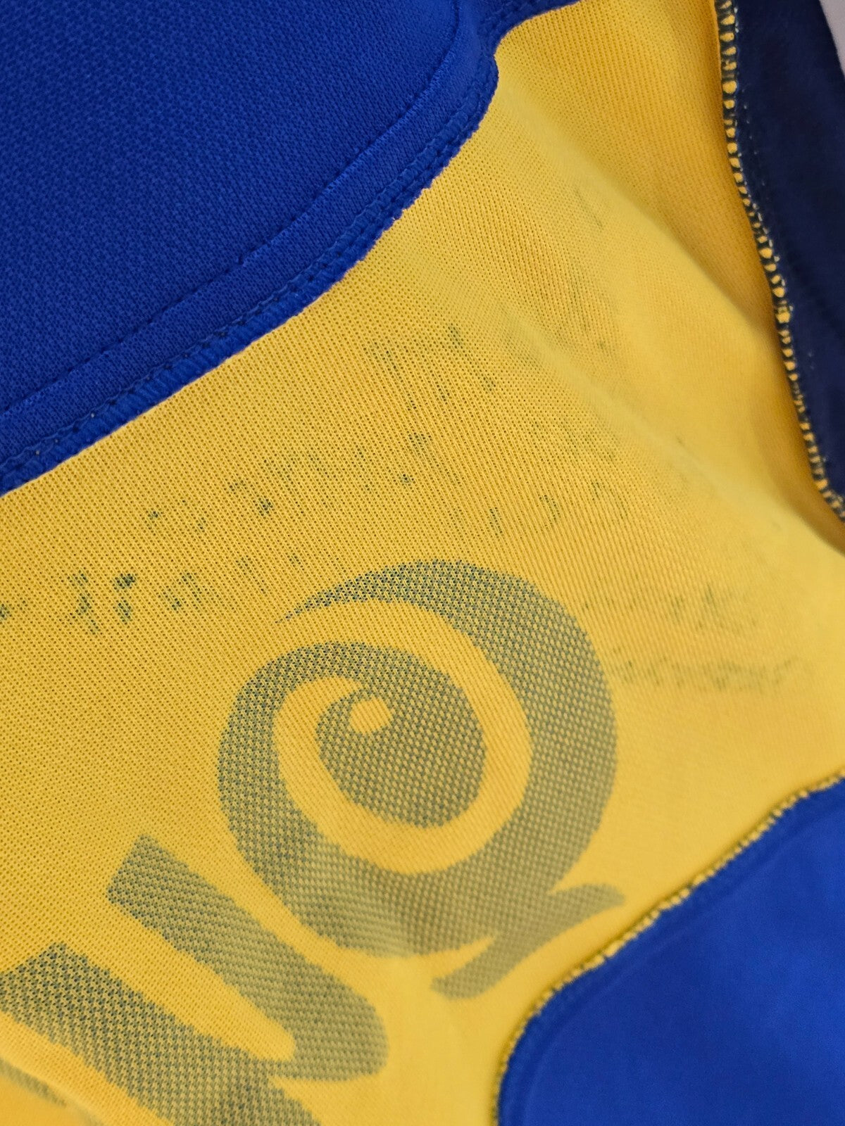 maglia Nike HOME BOCA JUNIORS 2001/2002 nr 21 Gimenez tg L autografata